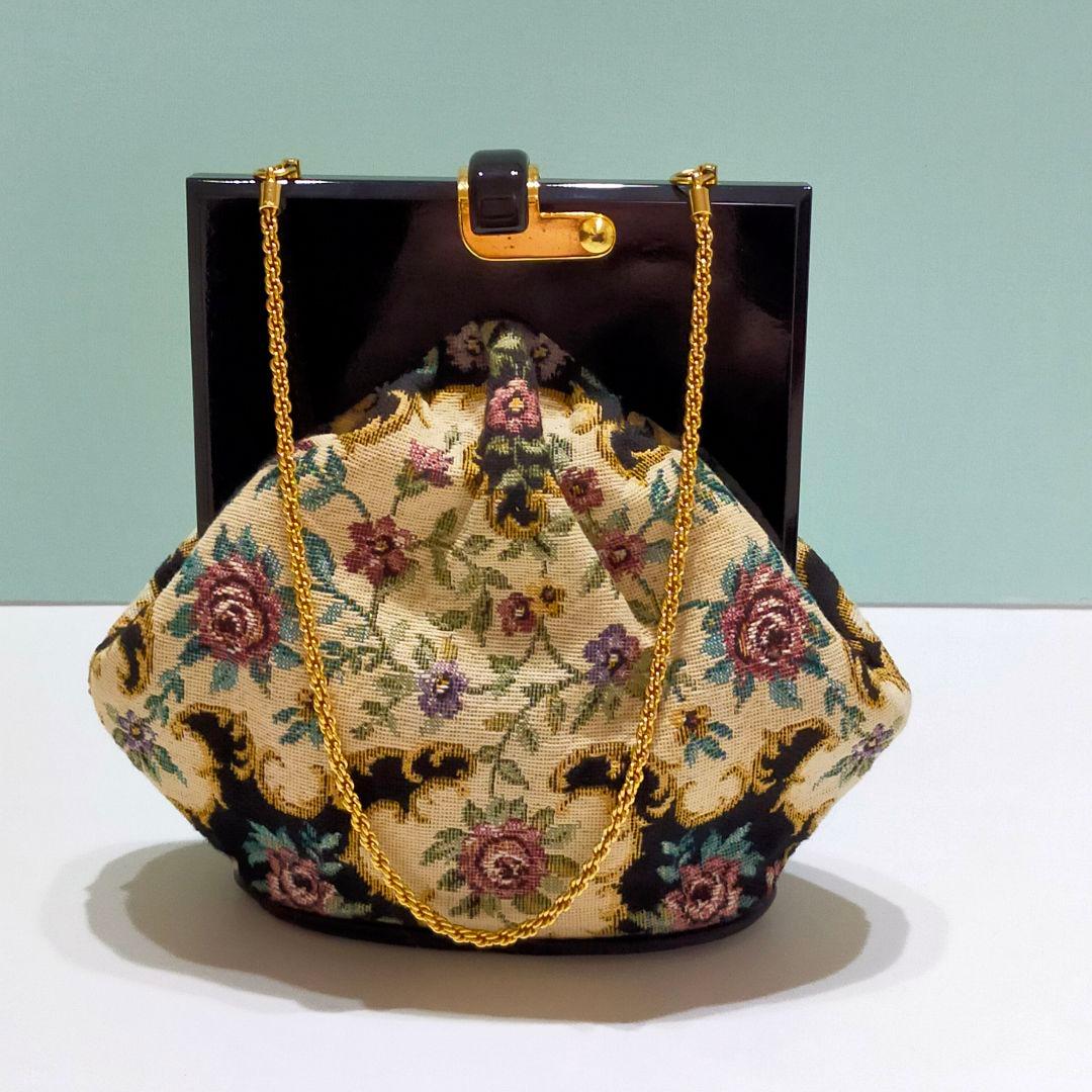 BACK HAVSEN バックハウゼン　ゴブラン織　ミニバッグ　パーティーバッグ