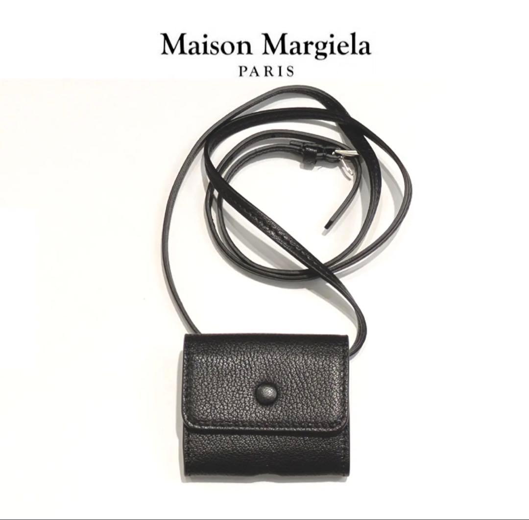 Maison Margiela ブラック レザー airpods proケース
