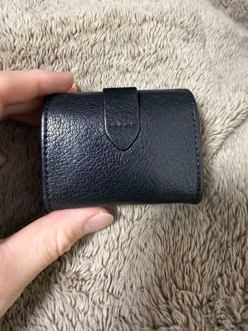 Maison Margiela ブラック レザー airpods proケース