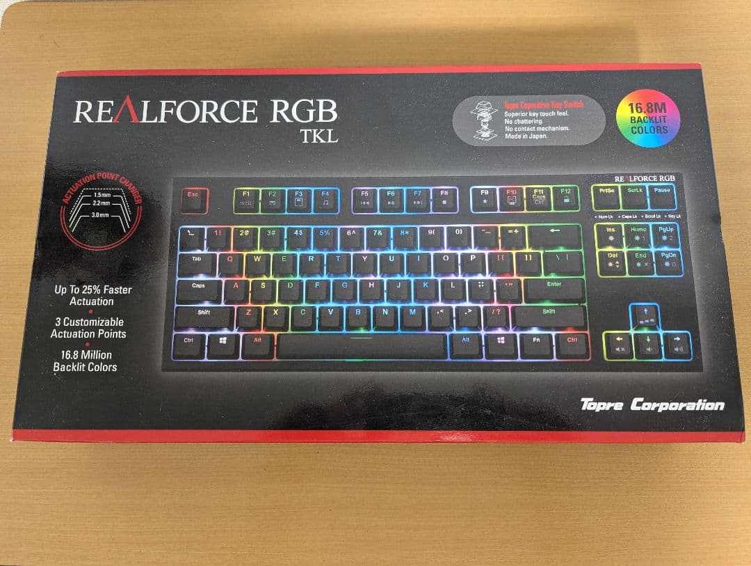 東プレ REALFORCE RGB TKL 英語キーボード