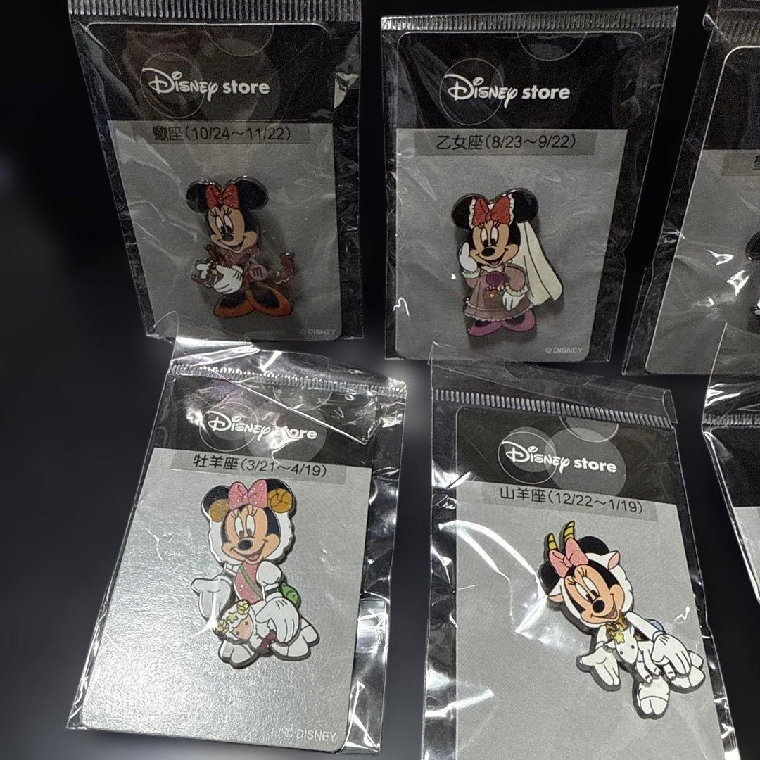 ディズニー 星座 ピンバッジ 8種セット