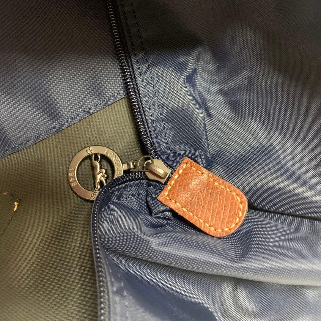 ロンシャン　LONGCHAMP ルプリアージュ　トラベルバッグ　ネイビー　旅行