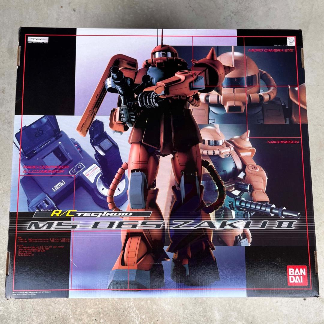 BANDAI R/Cテックロイド MS-06S ZAKUⅡ シャア専用ザク