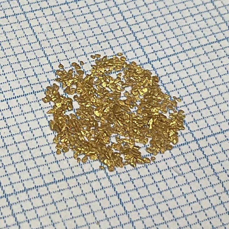 山*登様 ★砂金★北海道新十津川町　総富地川産★ 0.214g