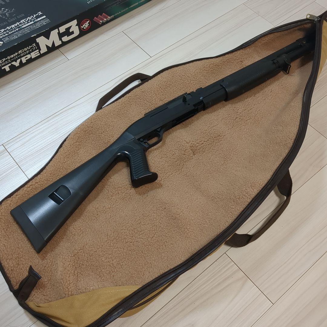 東京マルイM3 SUPER90 エアコキ（20mmベース取付済）ガンケース付