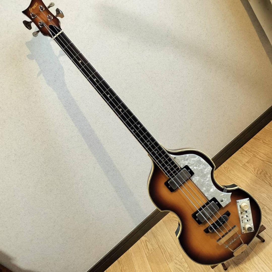 グレコストラップ＆ケース付/Grecoバイオリンベース/1981年製ビンテージ