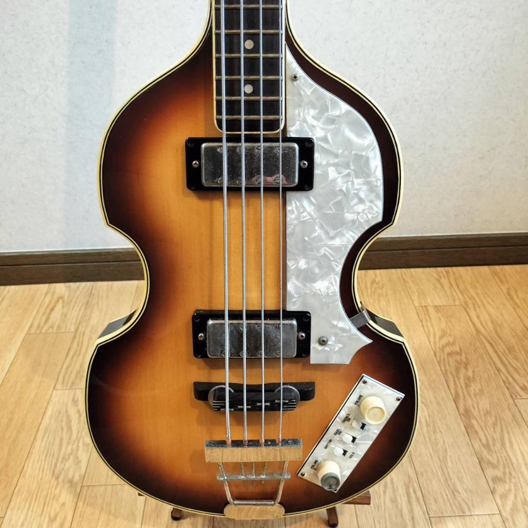 グレコストラップ＆ケース付/Grecoバイオリンベース/1981年製ビンテージ