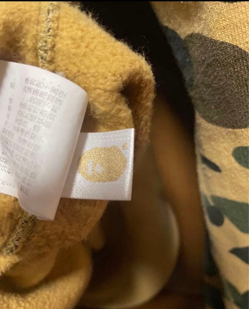 a bathing ape 1st camo zip パーカー