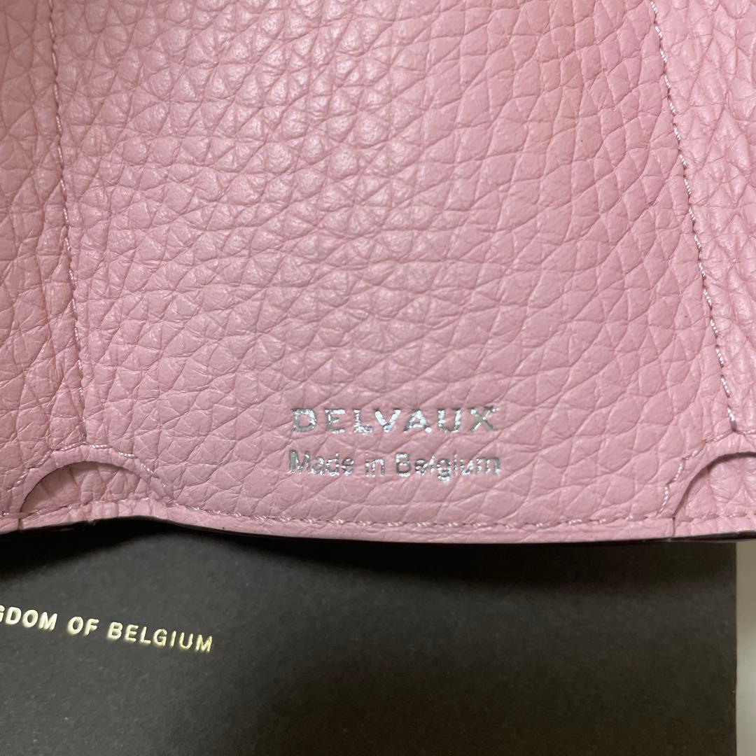 DELVAUX デルヴォー　三つ折り財布 ピンク