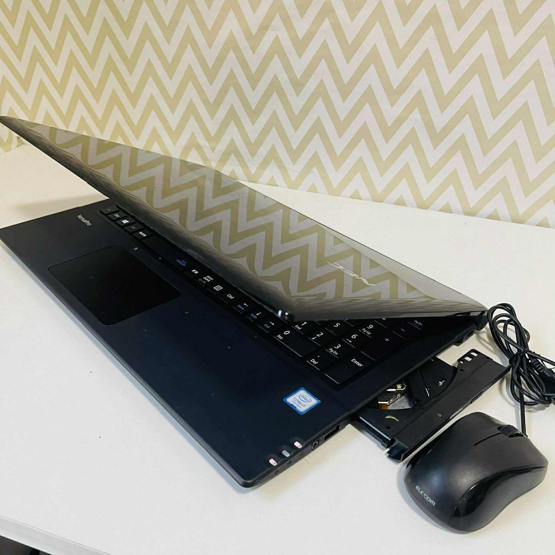 T3 NECノートパソコンi7メモリ8G第7世代　高速Windows11オフィス