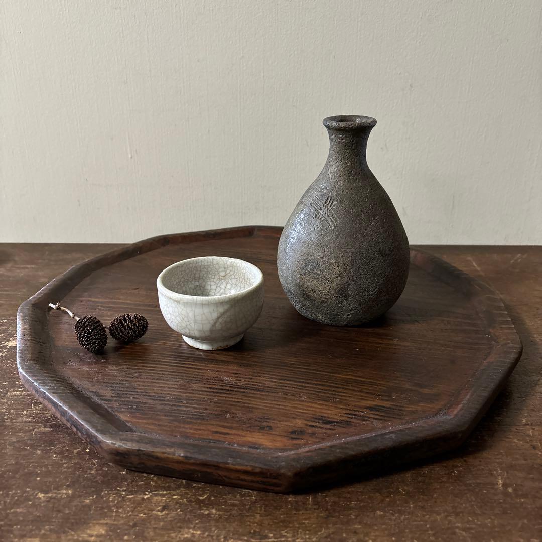 李朝　白磁ぐい呑み　盃　猪口　古伊万里　平佐　江戸時代　骨董　秦秀雄　白洲正子