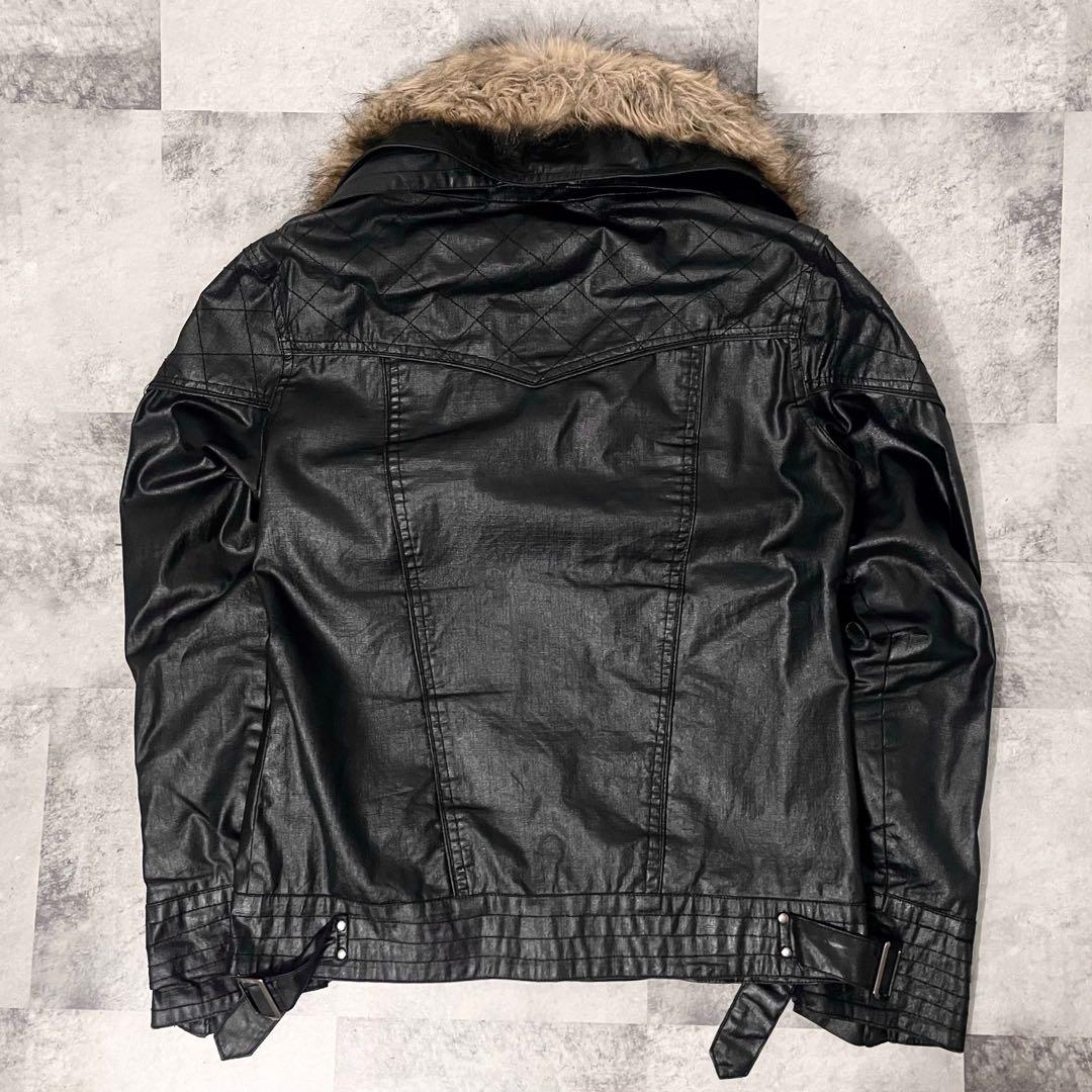 00s VICE FAIRY ヴァイスフェアリー ファー ライダース ジャケット