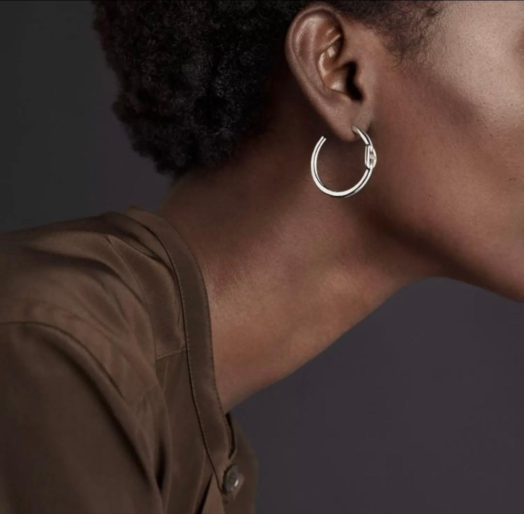 HERMES エルメス シェーヌダンクル ピアス　片耳　メンズ　レディース