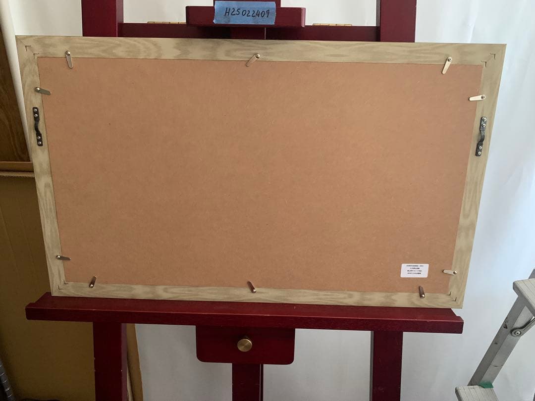 四季草花図　印刷画　日本画 フレーム　額装　額縁