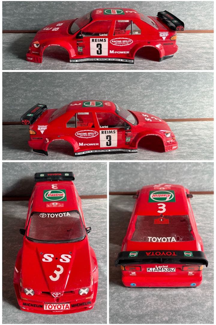 【O-1951】タミヤ ラジコン スペアボディ 9台セット ジャンク