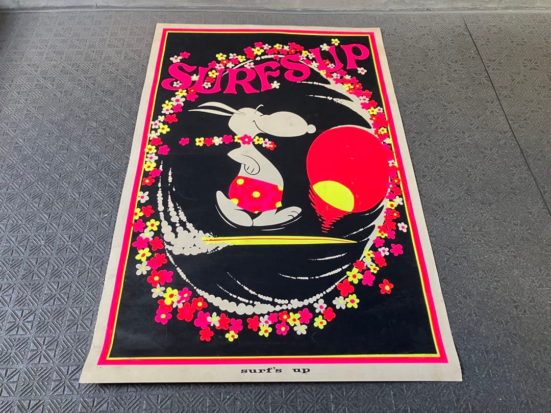 希少　当時物　スヌーピー　vintage ビンテージ　ポスター　surfs up