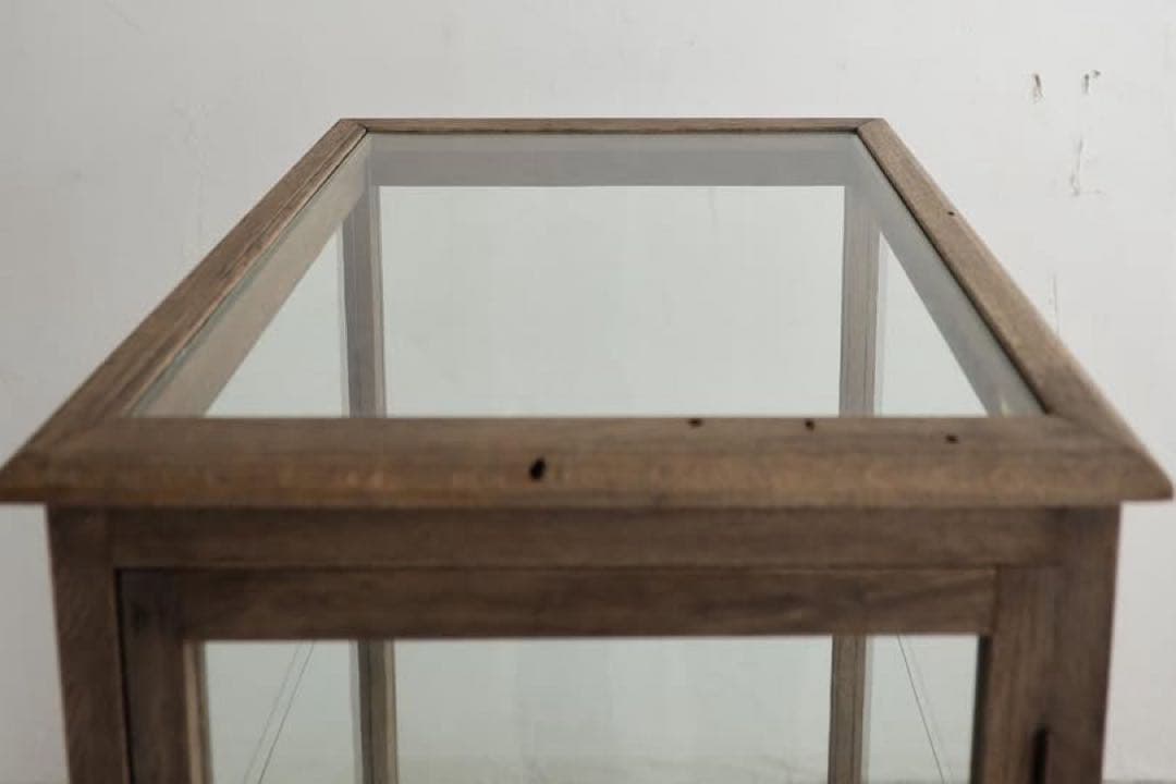 【タロスケ】icca イッカ ガラス ショーケース キャビネット