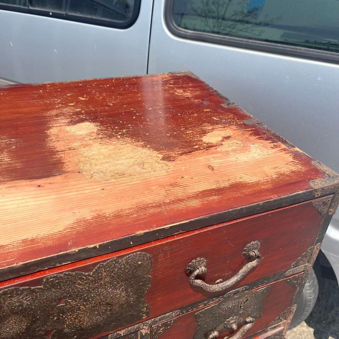 【アンティーク】昭和レトロ 時代箪笥 仙台箪笥 和簞笥 和風キャビネット 古民家