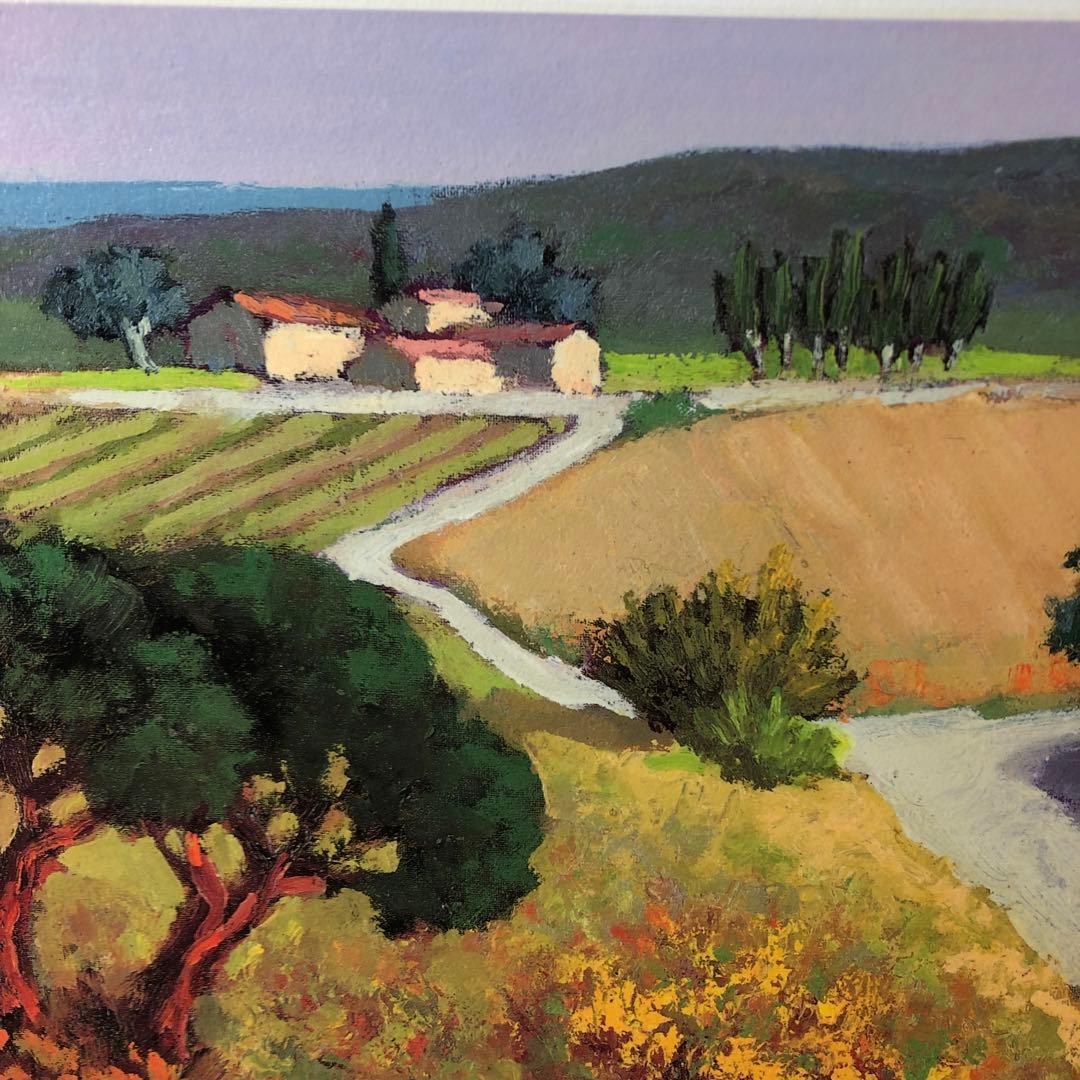 ペッサーニ　「トスカーナの平和な陽光」版画(ジクレー) シート　額縁無し　美品