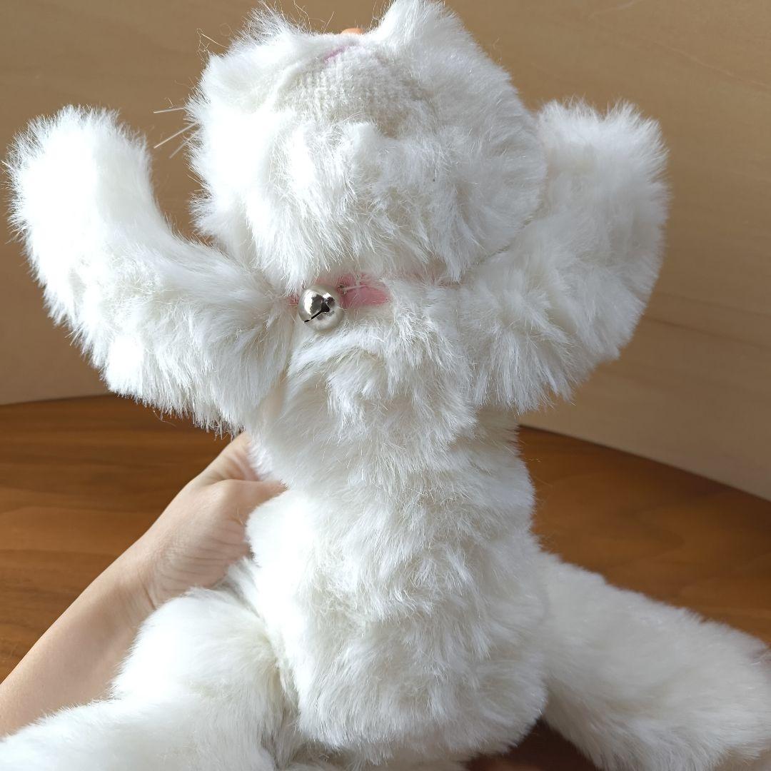 昭和レトロ　奥村玩具　おくむらのシールペット　ペルシャ猫　くたくた　ぬいぐるみ