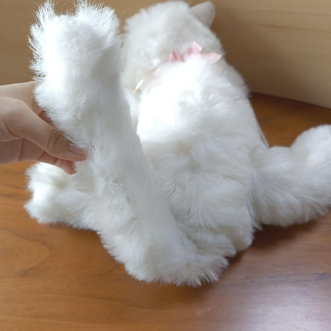 昭和レトロ　奥村玩具　おくむらのシールペット　ペルシャ猫　くたくた　ぬいぐるみ