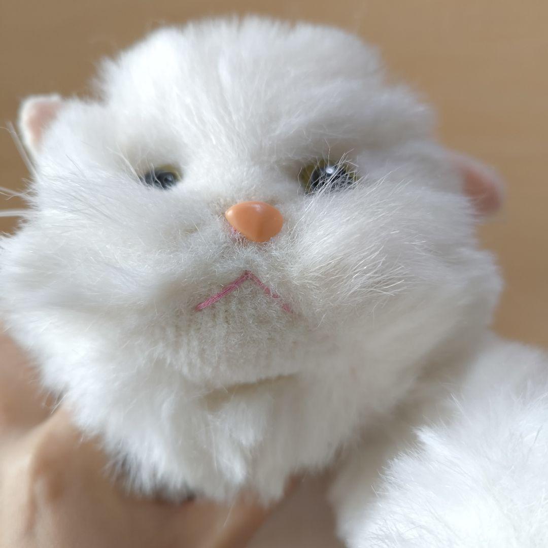 昭和レトロ　奥村玩具　おくむらのシールペット　ペルシャ猫　くたくた　ぬいぐるみ