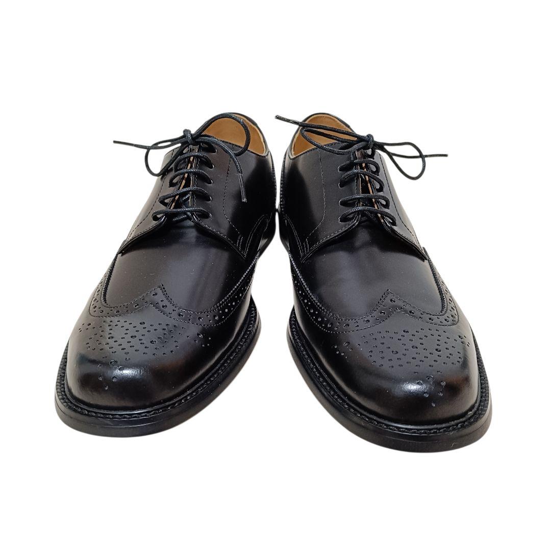 【新品未使用】リーガル ウィングチップ メダリオン 外羽根 ブラック 26EEE