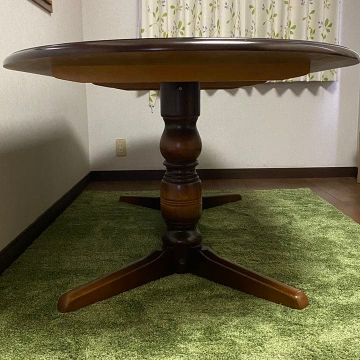 双子の父【送料込】飛騨産業・天然木ダイニングテーブル6人用