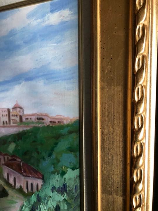 F10 額縁 額 油絵 絵画 アンティーク ゴールド