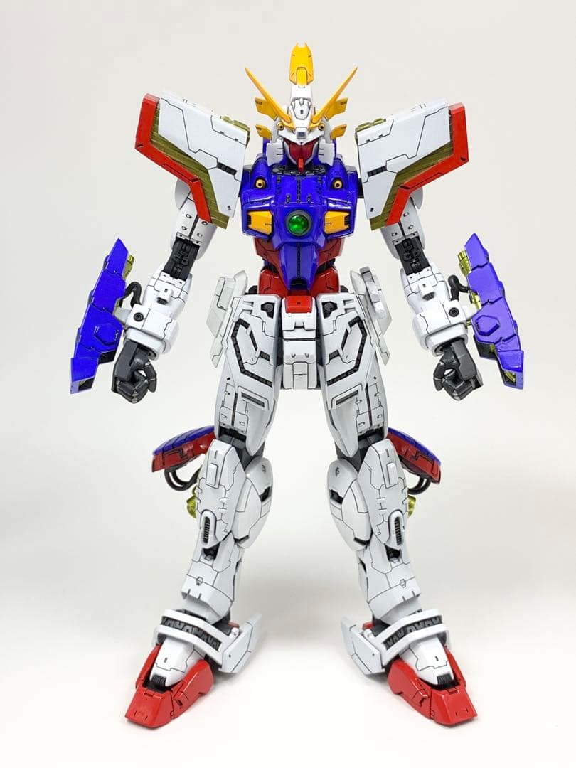 ガンプラ　MGシャイニングガンダム塗装改修済完成品