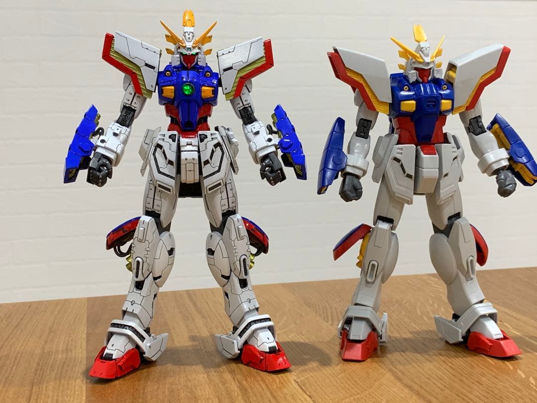 ガンプラ　MGシャイニングガンダム塗装改修済完成品