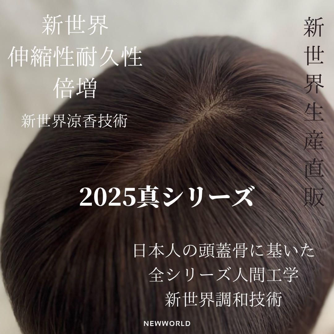 2026新世界　人毛　ウィッグ　フルウィッグ　シルクスキン　医療ウィッグ　レミー