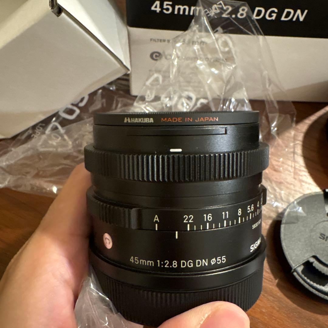 【箱付き完品】SIGMA 45mm F2.8 DG DN Lマウント