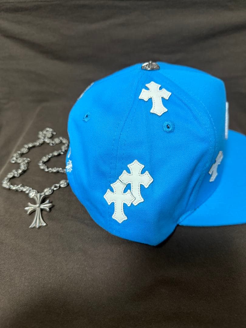 Chrome Hearts クロス刺繍 ベースボールキャップ