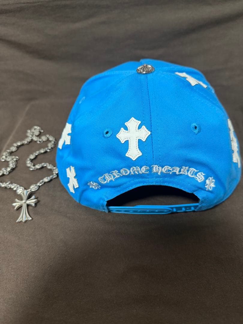 Chrome Hearts クロス刺繍 ベースボールキャップ