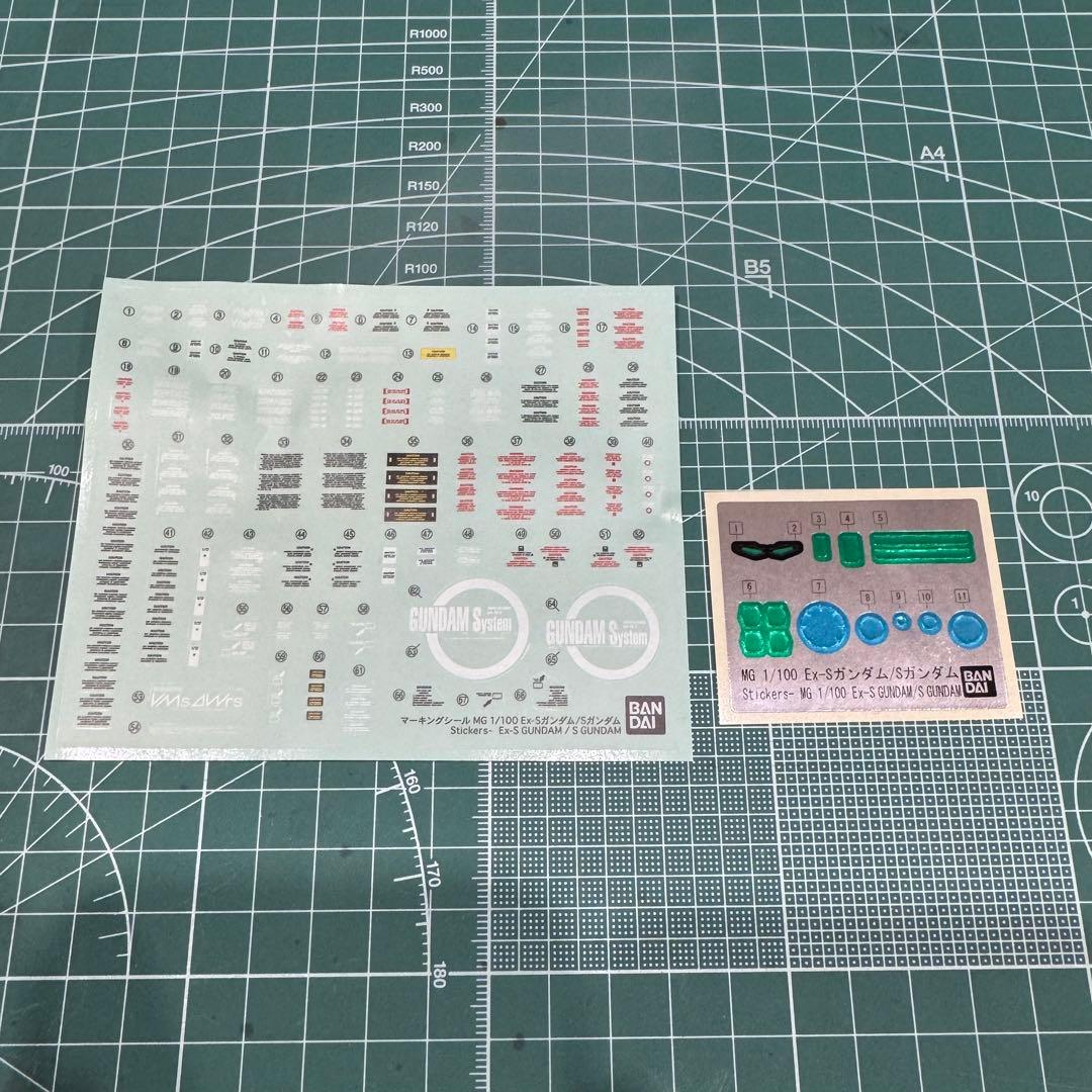 【素組み】MG 1/100 Ex-Sガンダム/Sガンダム センチネル FAZZ