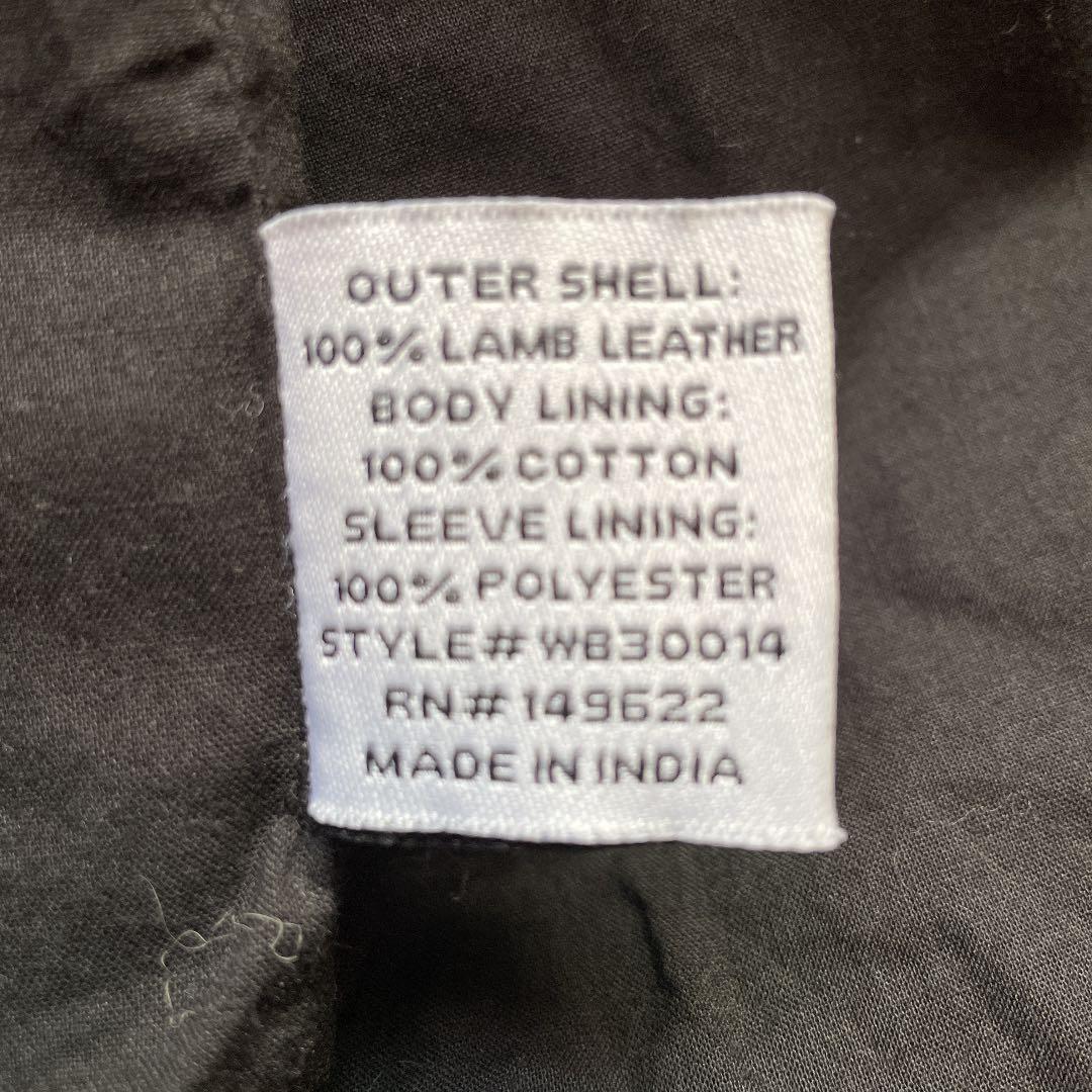 WALTER BAKER NY ダブルライダースジャケット