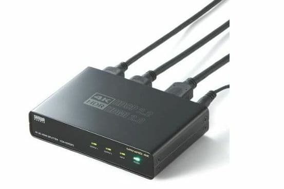 ★未使用【サンワサプライ】 2出力 4K/60Hz HDR HDMI 分配器