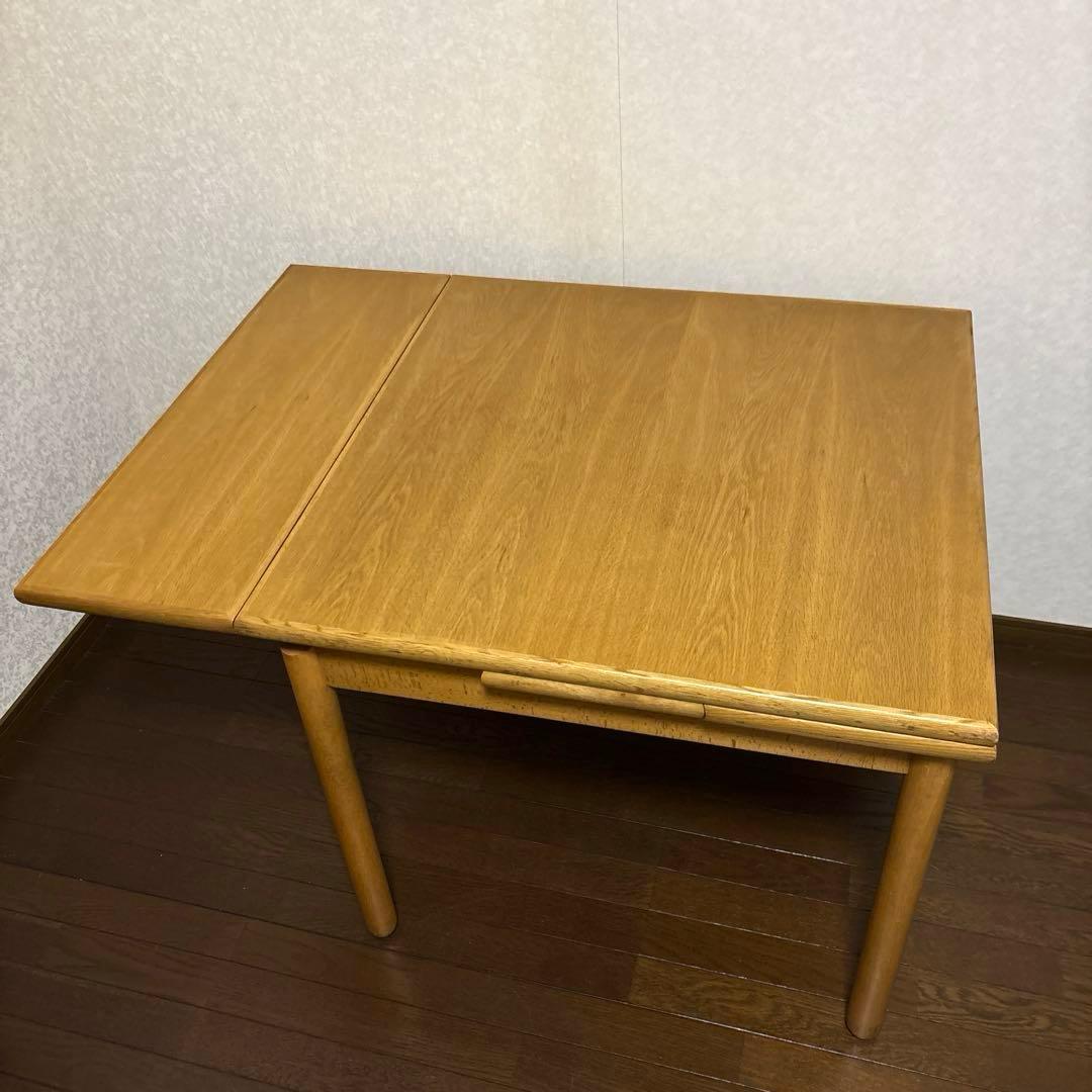 【良品】オールドカリモク ヴィンテージ 伸長式 ダイニングテーブル 希少