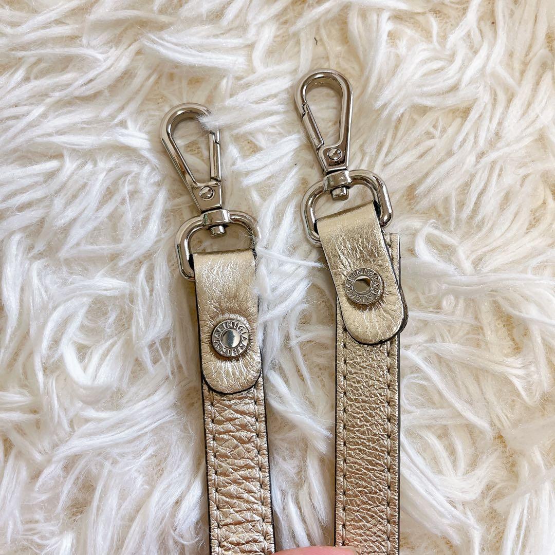 希少カラー✨ジャンニキャリーニ　オリガミ S 2wayショルダー　ゴールド　本革