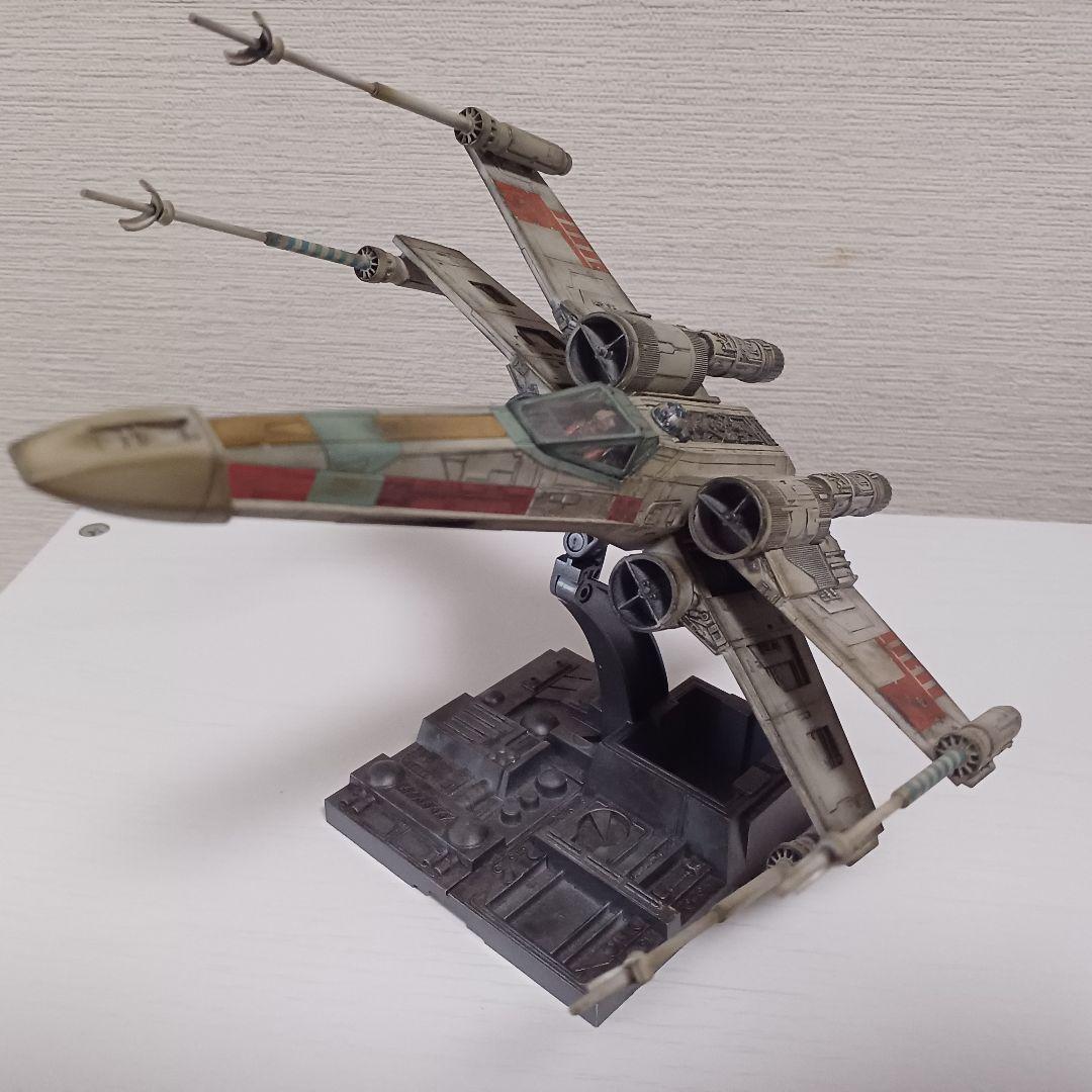 【バンダイ製スターウォーズ】1/72Xウイングファイタープラモデル完成品