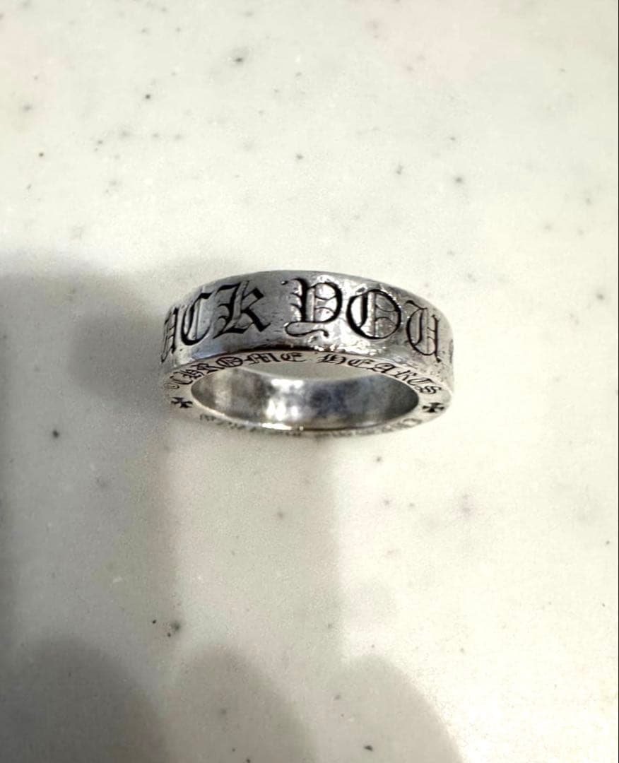 【期間限定出品！早い者勝ち！】クロムハーツ★FUCKYOUスペーサーリング6mm