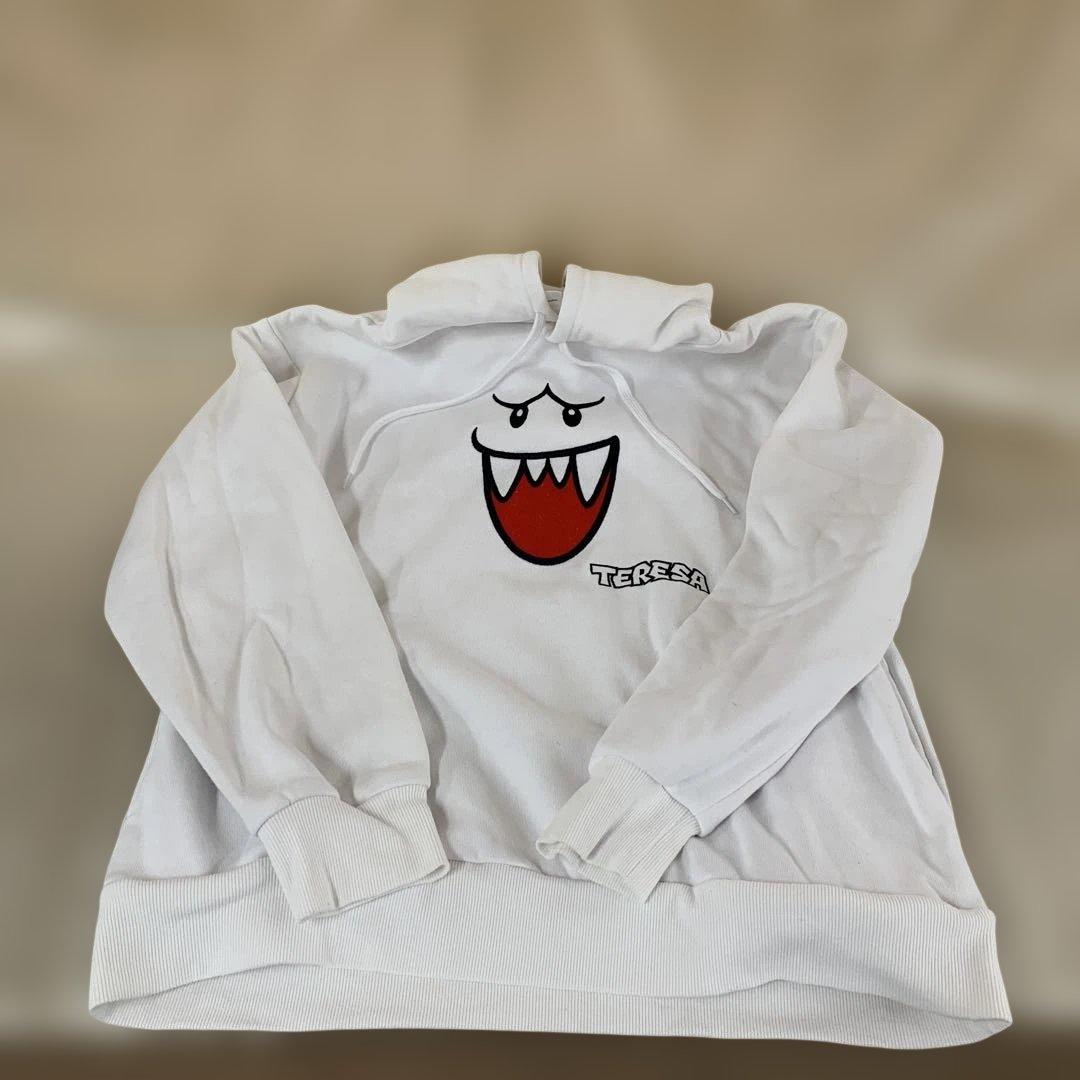 テレサ パーカ ホワイト Lサイズ 「スーパーマリオ」