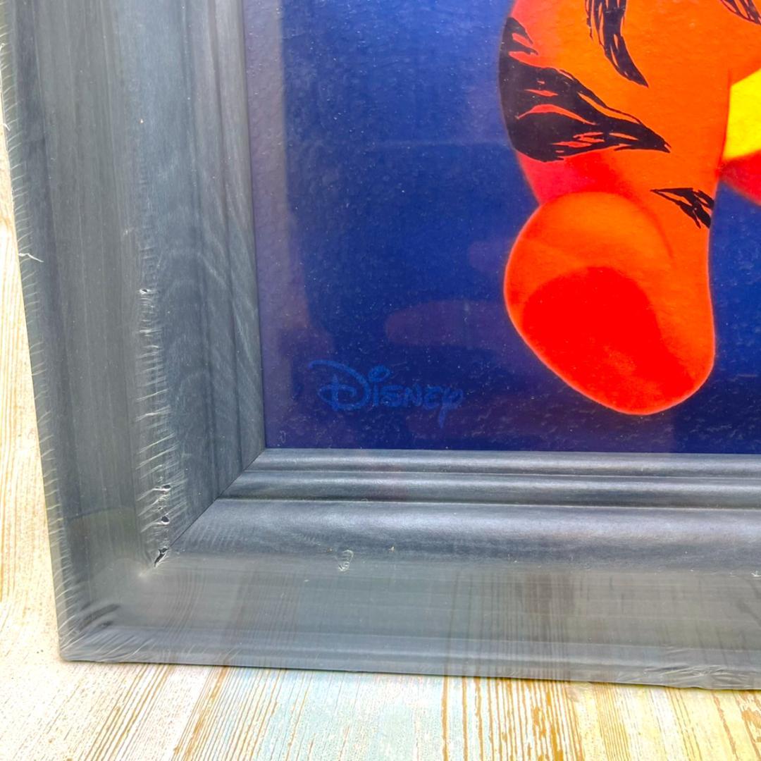 新品★くまのプーさん Winnie the Pooh ティガー 油絵風 額縁
