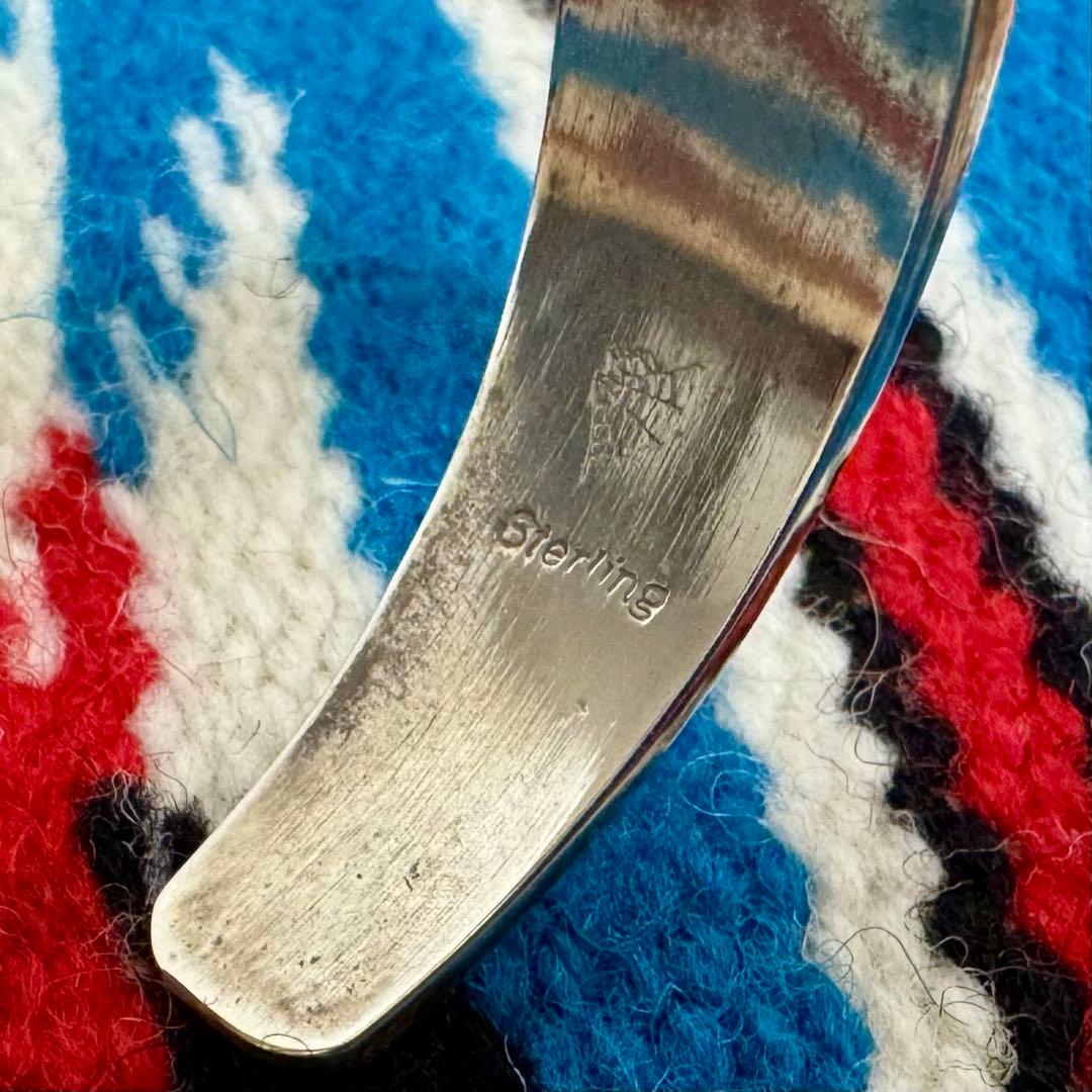 インディアンジュエリー　ホピ族　ヴァーン・マンスフィールド　バングル