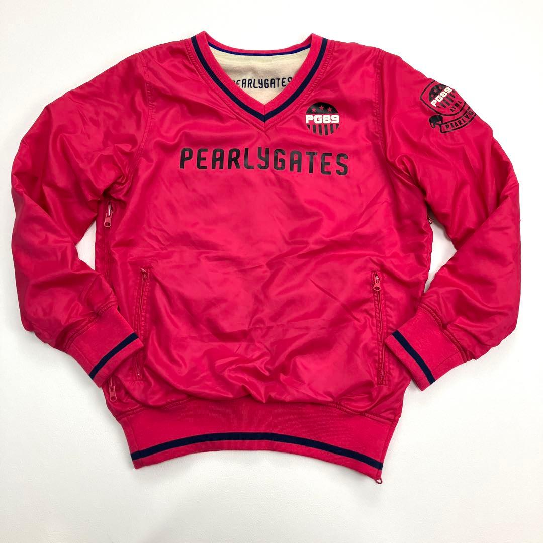 美品　PEARLYGATES スニード　裏起毛　リバーシブル　ゴルフ　ワッペン