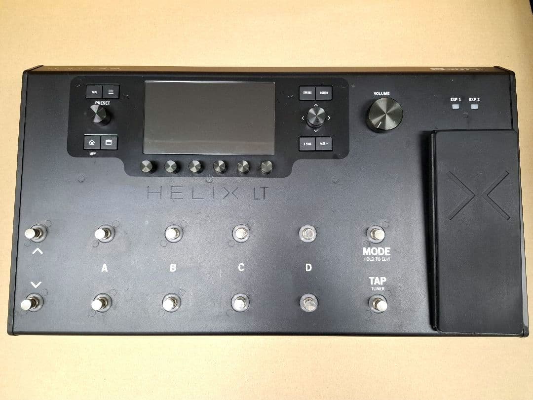 【フットペダル故障】LINE 6 HELIX LT プロギタリストのプリセット付