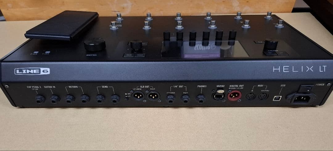 【フットペダル故障】LINE 6 HELIX LT プロギタリストのプリセット付