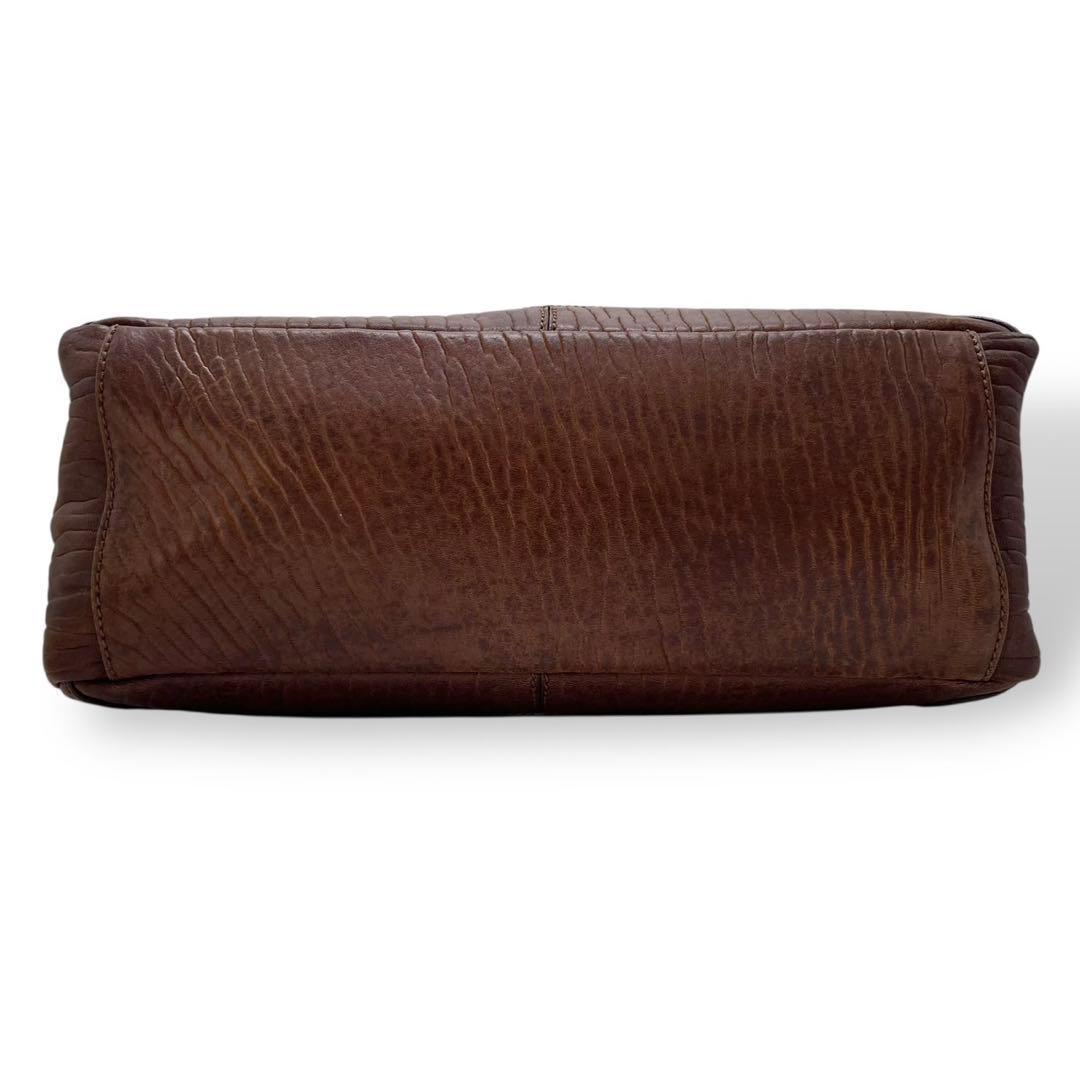 マウロゴヴェルナ ハンドバッグ トートバッグ レザー クロコ アザラシ 肩掛け