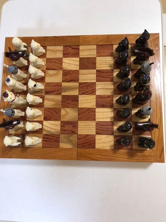 猫チェス　手作り　焼物